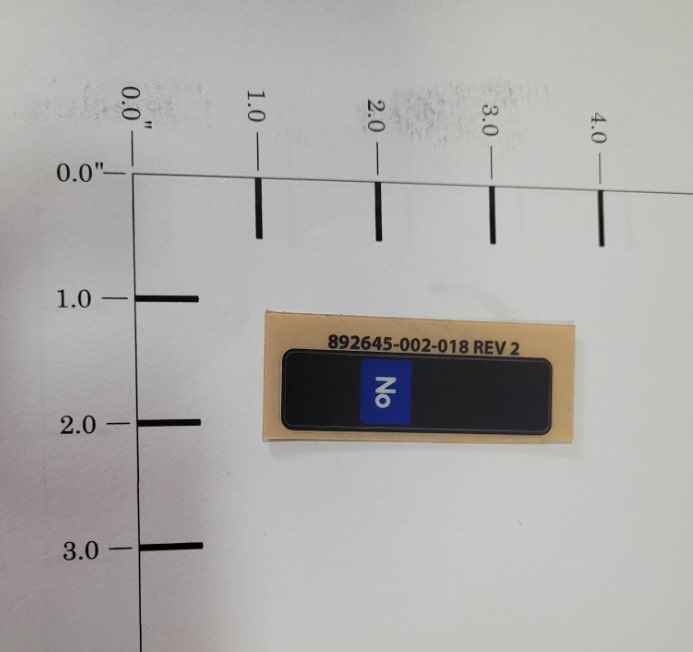 892645-002-018 - Faceplate, SPM, Right, Mobil