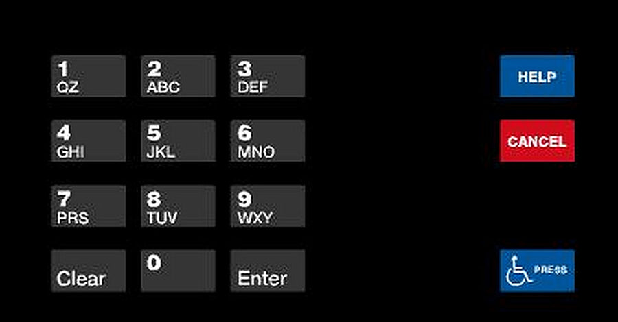 EU03004G006 - Overlay, Crind Keypad, Exxon