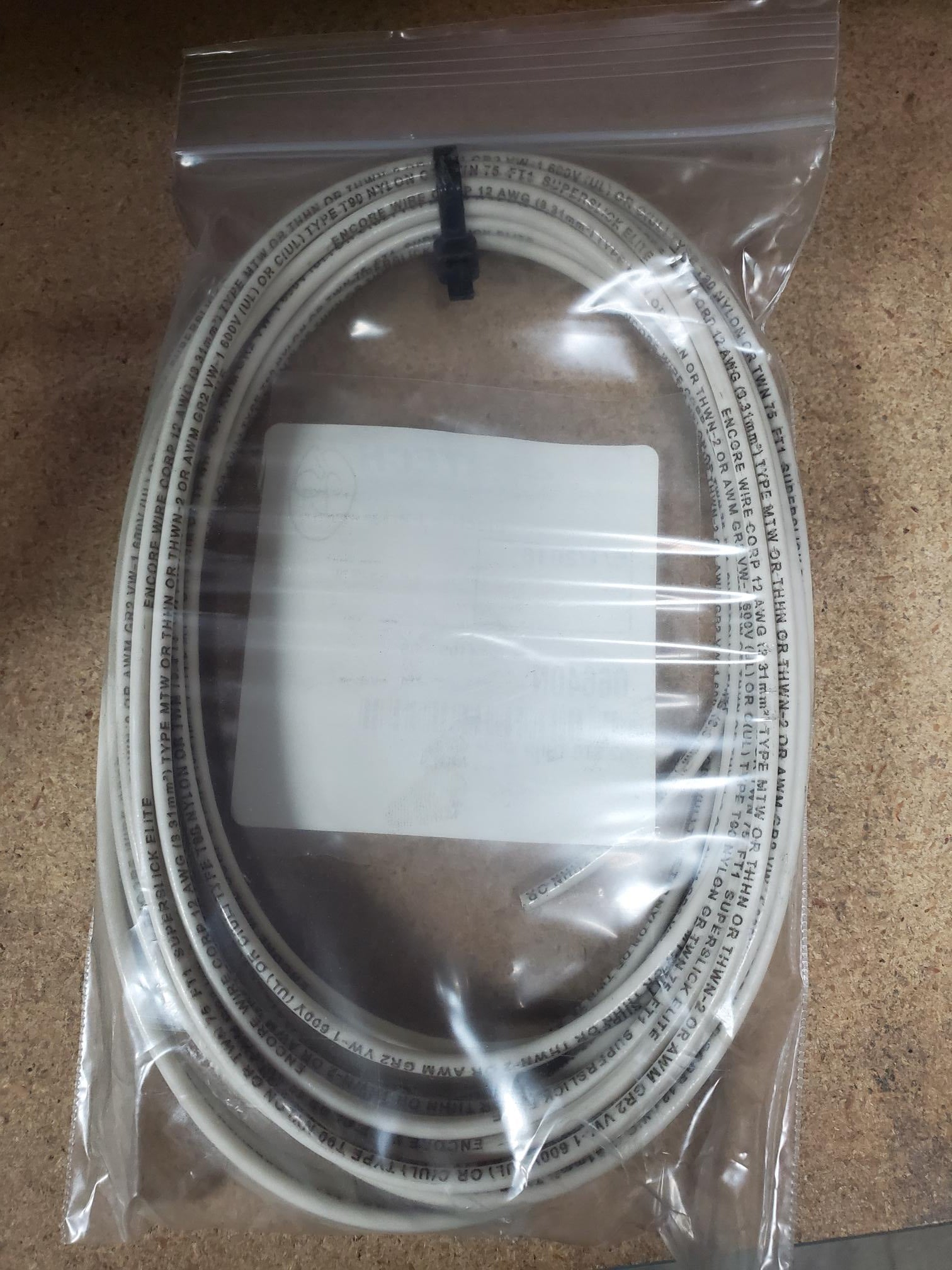 214100-00 - 12 STR THHN Black Wire