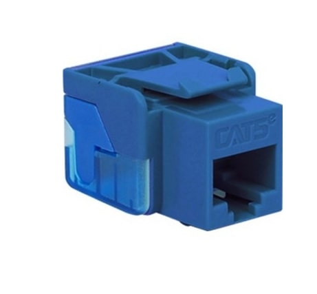 IC1078E5BL - CAT 5 Jacks, MOD,C5E,EZ,BLU