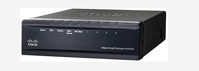 Q13708-08B                      - Cisco RV042 Router, 4 Port, Passport